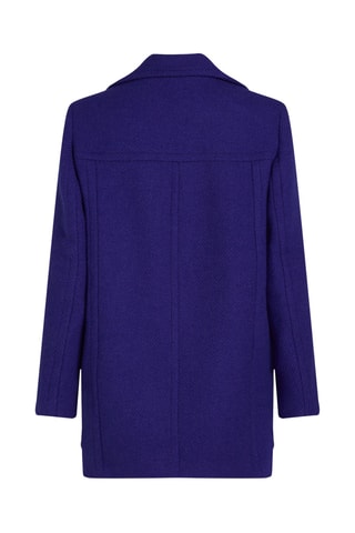 Manteau en laine vierge - Violet