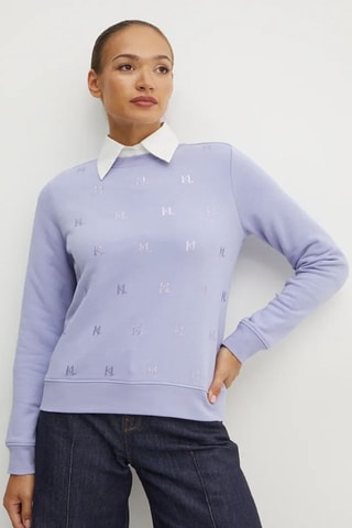 Sweat en coton biologique - Violet clair