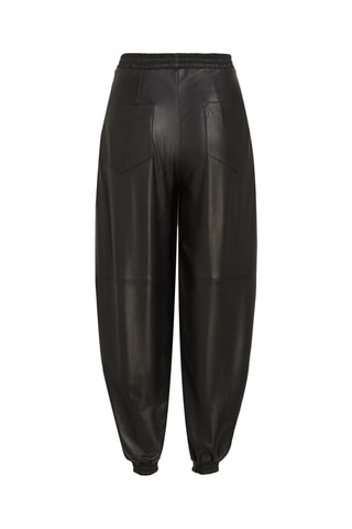 Pantalon en cuir - Noir