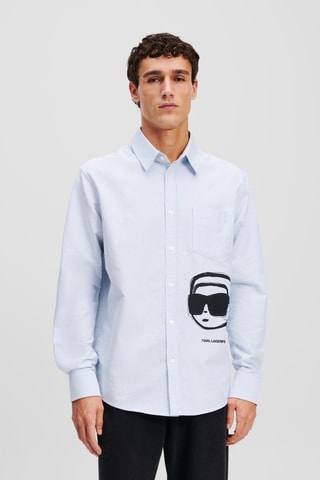 Chemise - Ciel et blanc