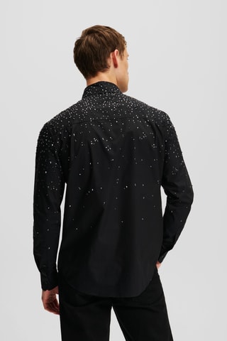 Chemise en coton biologique - Noir