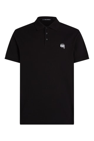 Polo en coton biologique - Noir