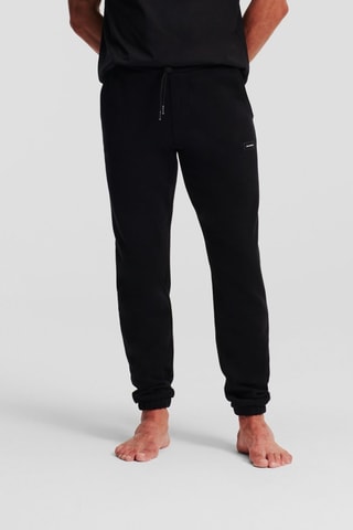 Pantalon de pyjama en coton biologique - Noir