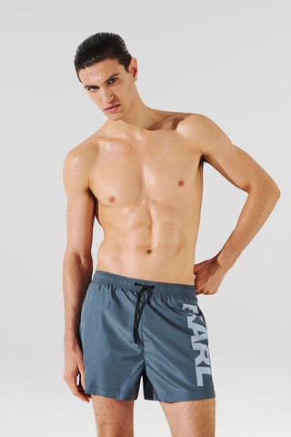 Short de bain - Gris