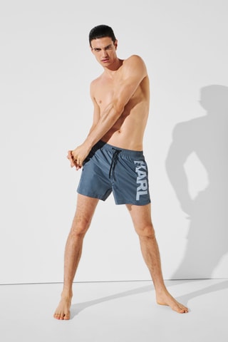 Short de bain - Gris