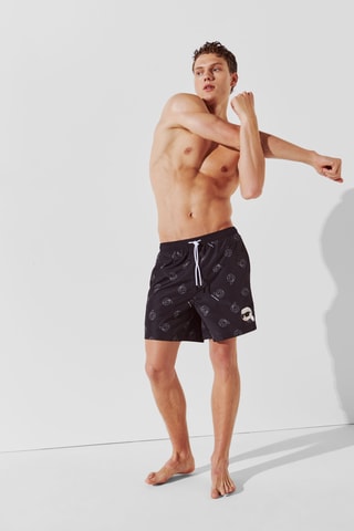 Short de bain - Noir
