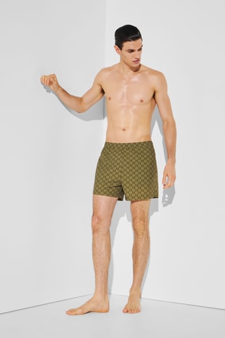 Short de bain - Vert foncé