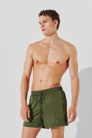 Short de bain - Vert foncé