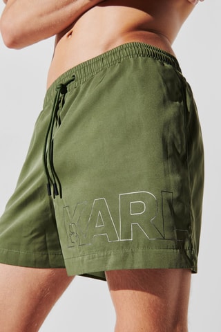 Short de bain - Vert foncé
