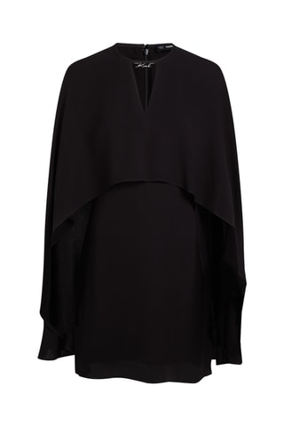 Robe cape - Noir