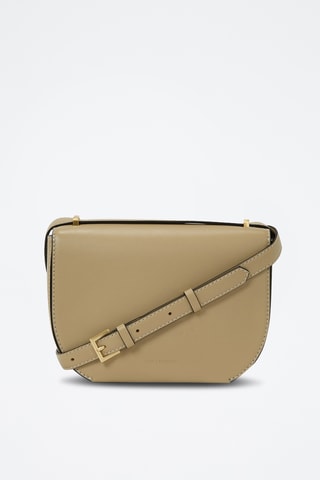 Sac bandoulière en cuir - Beige