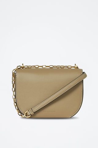 Sac bandoulière en cuir - Beige