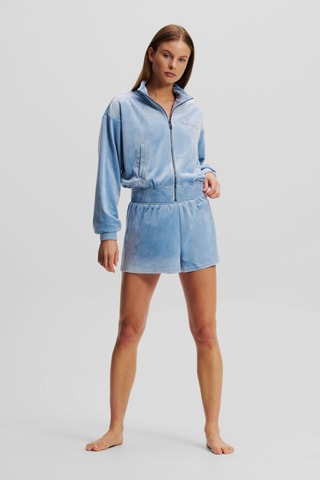 Sweat de pyjama en velours - Ciel