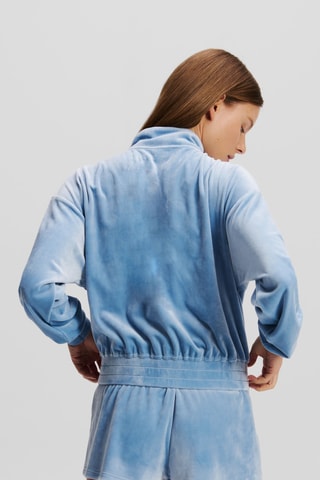 Sweat de pyjama en velours - Ciel