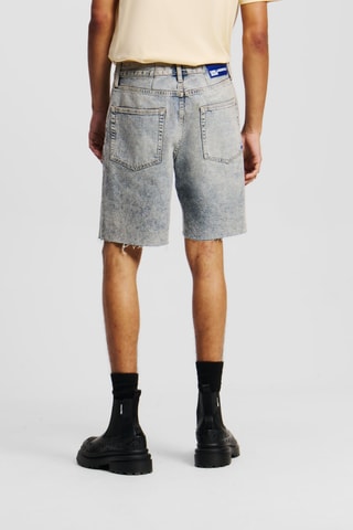 Short relaxed en jean - Bleu