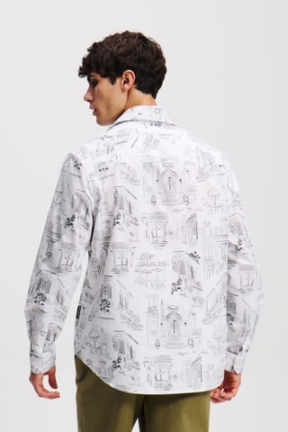 Chemise en coton biologique - Blanc
