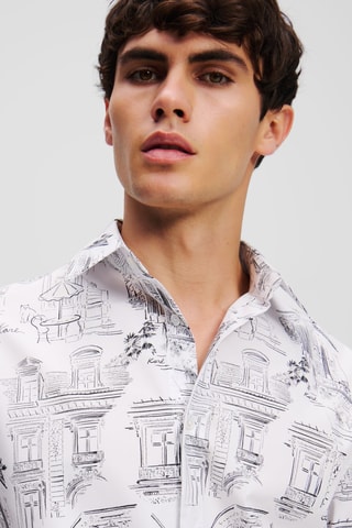 Chemise en coton biologique - Blanc