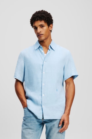 Chemise en lin - Ciel