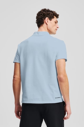 Polo en coton biologique - Ciel