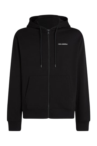 Sweat à capuche en coton biologique - Noir