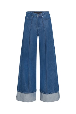 Jean wide legs - Bleu cobalt