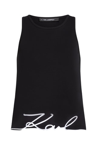 Débardeur en coton biologique - Noir