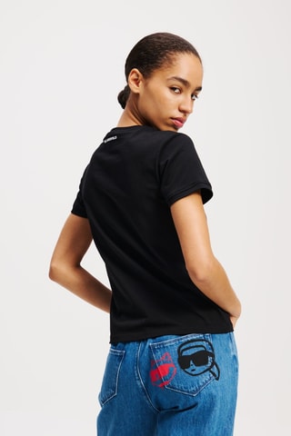 T-shirt en coton biologique - Noir