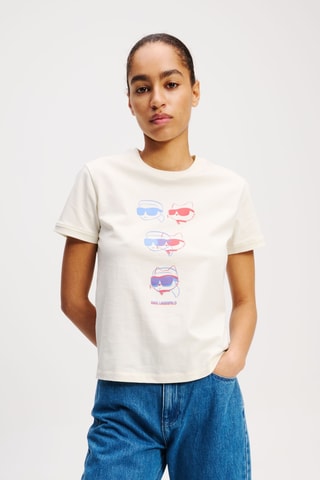 T-shirt en coton biologique - Ecru