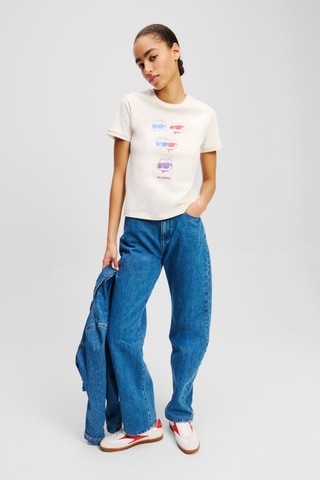 T-shirt en coton biologique - Ecru