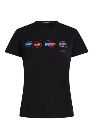 T-shirt regular en coton biologique - Noir