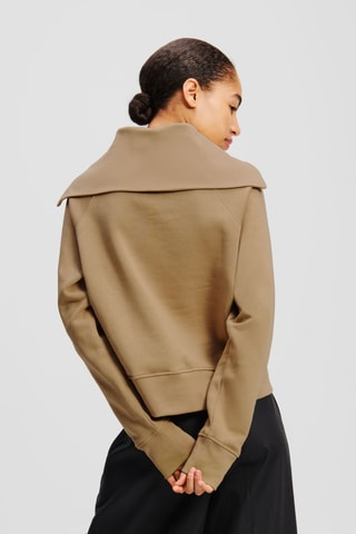 Sweat en coton biologique - Marron clair