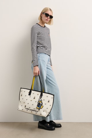 T-shirt en coton biologique Donald Disney - Noir