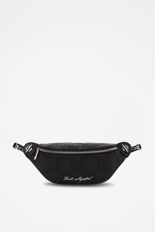 Sac banane en cuir - Noir