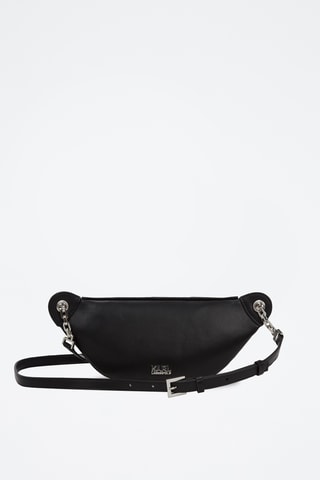 Sac banane en cuir - Noir