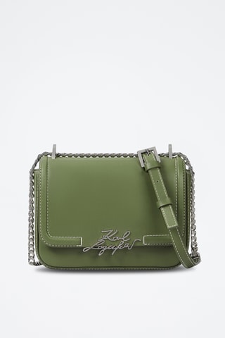 Sac bandoulière en cuir - Vert
