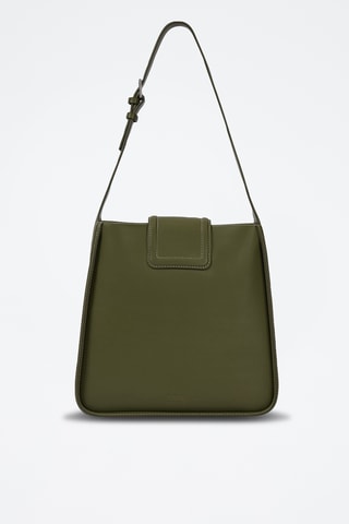 Bolso de piel - Verde oscuro