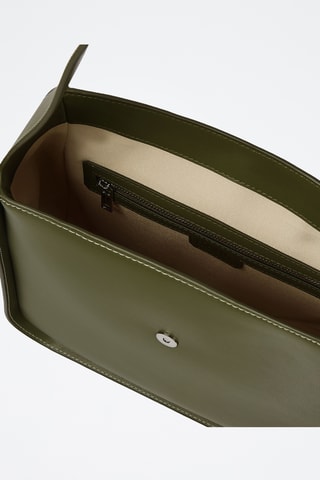 Bolso de piel - Verde oscuro