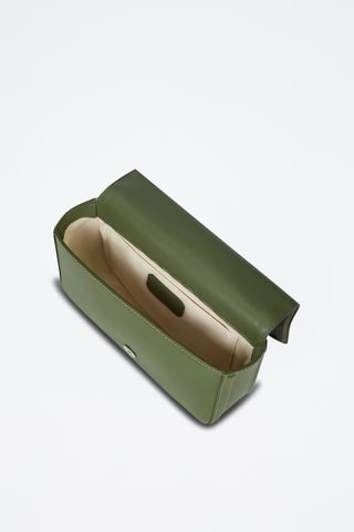 Sac bandoulière en cuir - Vert foncé