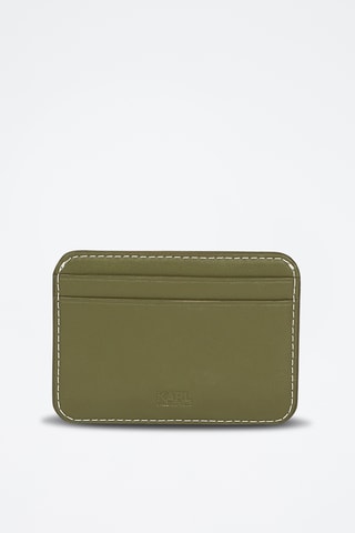 Porte-cartes en cuir - Vert