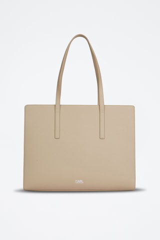 Cabas en cuir - Beige