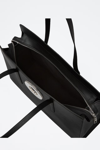 Cabas en cuir - Noir