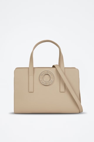Sac à main en cuir - Beige