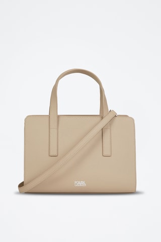 Sac à main en cuir - Beige