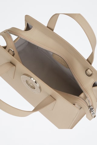 Sac à main en cuir - Beige