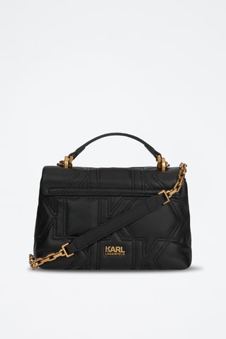 Sac bandoulière en cuir - Noir