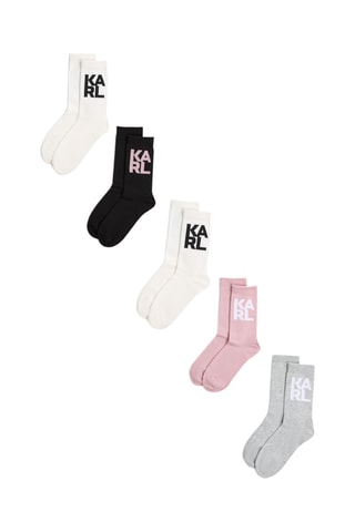 5 paires de chaussettes - Noir et blanc