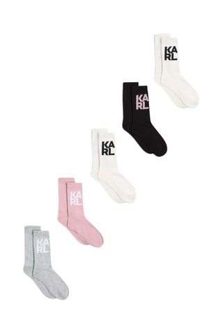 5 paires de chaussettes - Noir et blanc