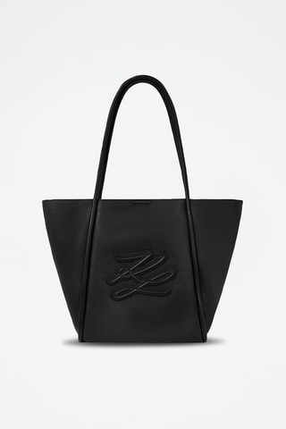 Sac porté épaule en cuir - Noir