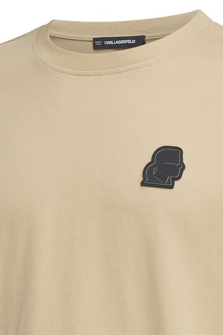T-shirt en coton biologique - Beige