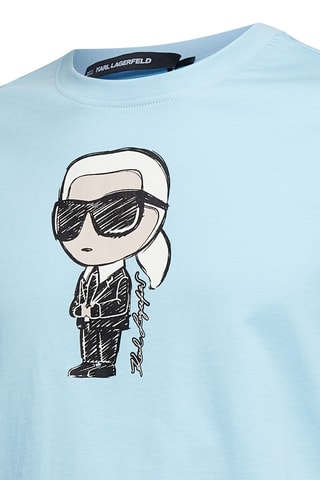T-shirt en coton biologique - Ciel